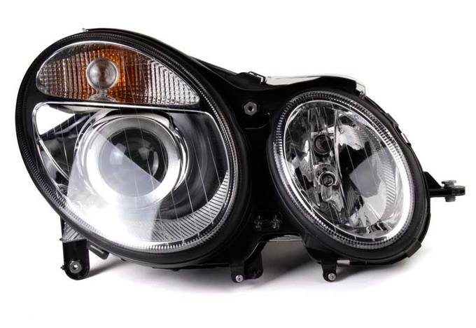 Mercedes Headlight Assembly - Passenger Side (Halogen) 2118200461 - Hella 008369061